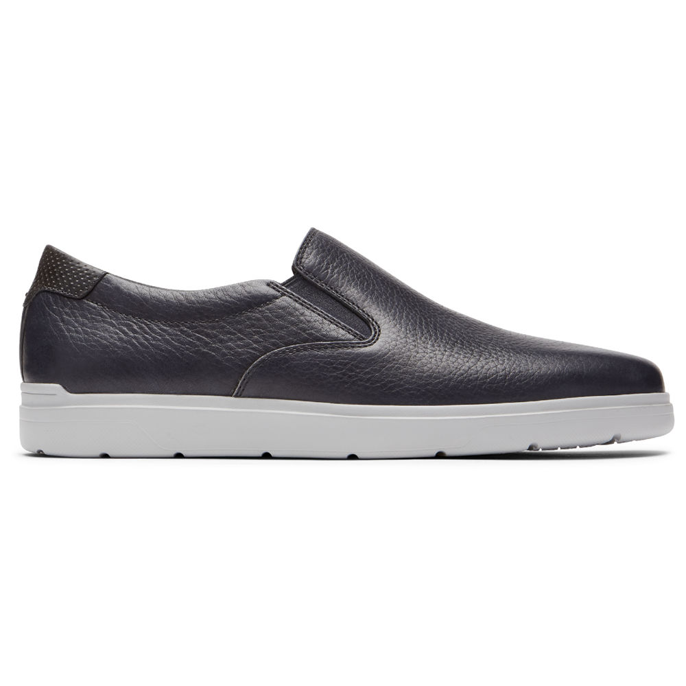 Rockport Singapore Mens Sneakers - Total Motion Lite Slip-On Black - EH5839427